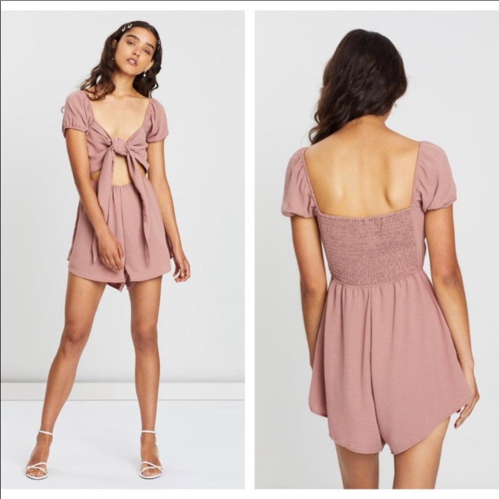 Toby Heart Ginger Foxy Tie Playsuit